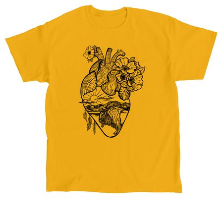 North Dakota Love, a Gold Classic Unisex Tee