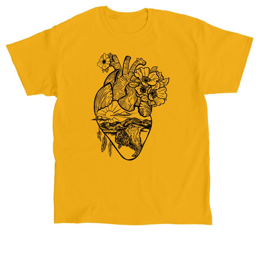 North Dakota Love, a Gold Classic Unisex Tee