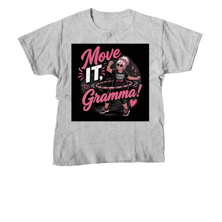 Move It, Gramma, a Sport Grey Youth Unisex Tee