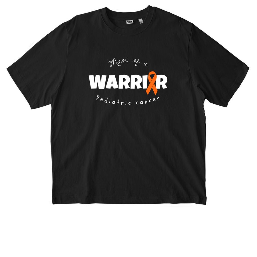 Mom of a warrior shirt&nbsp;, a Black Stanley/Stella Unisex Freestyler Heavyweight Tee