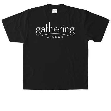 What a friend we have in Jesus, a Black Heavyweight Garment Dye Tee