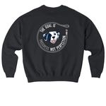 SPOT ON Dog Training, a Black Stanley/Stella Ledger Dry Crewneck Sweatshirt (back-view)