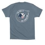 SPOT ON Dog Training, a Slate Premium Cotton Tee (back-view)