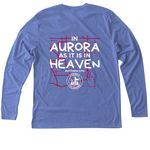 As It Is In Heaven, a Vintage Royal Triblend Long Sleeve Tee (back-view)