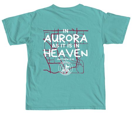 As It Is In Heaven, a Seafoam Comfort Colors Unisex Tee