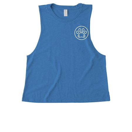 Spring, a Azure Blue Allmade Eco Triblend Women?s Muscle Tank
