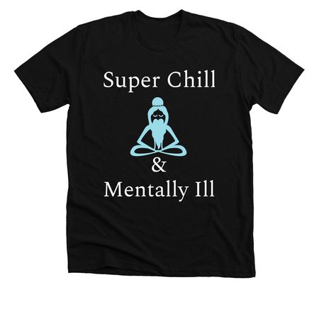 Tranquil chaos, a Solid Black Blend Premium Unisex Tee