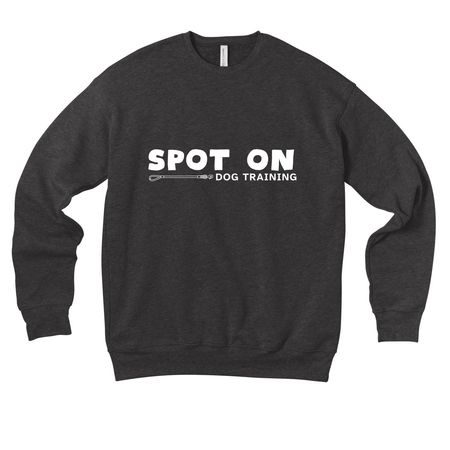 SPOT ON Dog Training, a Dark Grey Heather Premium Drop Shoulder Sweatshirt