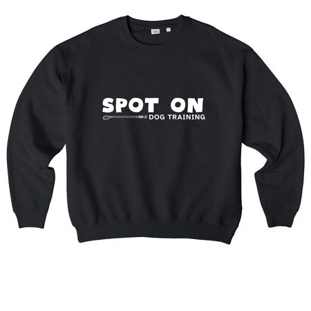 SPOT ON Dog Training, a Black Stanley/Stella Ledger Dry Crewneck Sweatshirt