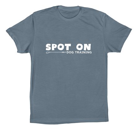 SPOT ON Dog Training, a Slate Premium Cotton Tee