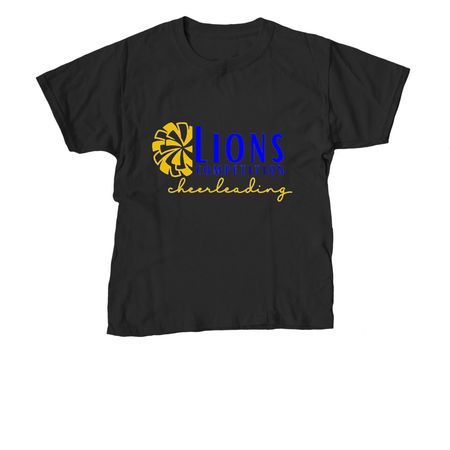 Elkhart Cheer - Competition, a Black Youth Unisex Tee