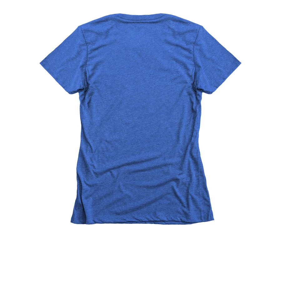 Manny wants YOU to VOTE!, a Royal Women's Slim Fit Tee (back-view)