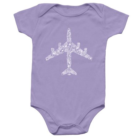 Tanker Onesie, a Lavender Infant Onesie