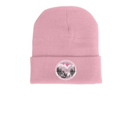 ADK 2026 Hats, a Pink Printed Cuffed Beanie