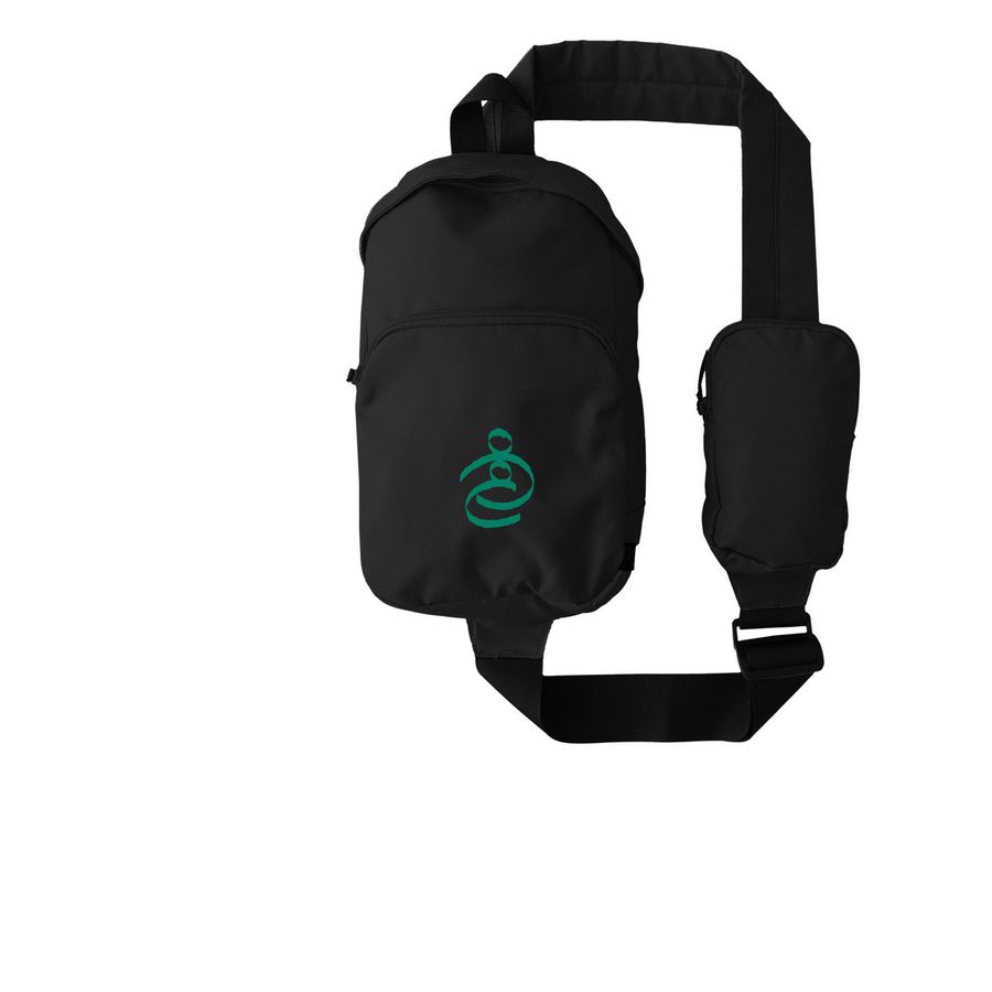 BFC Logo: Sling Bag, a Black Grove Sling Bag