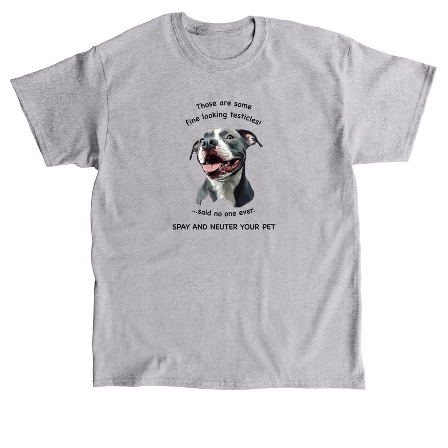 A Great Pair... of Reasons to Spay/Neuter, a Sport Grey Classic Unisex Tee