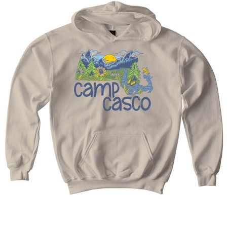 Comfy Tops (2025 Design), a Sand Softstyle Youth Pullover Hoodie