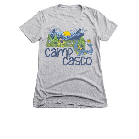 Comfy Tops (2025 Design), a Dark Heather Grey Women's Slim Fit Tee
