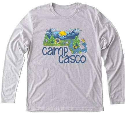 Comfy Tops (2025 Design), a Heather White Triblend Long Sleeve Tee