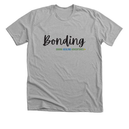 Ohana Healing Adventures - Bonding, a Athletic Heather Premium Unisex Tee