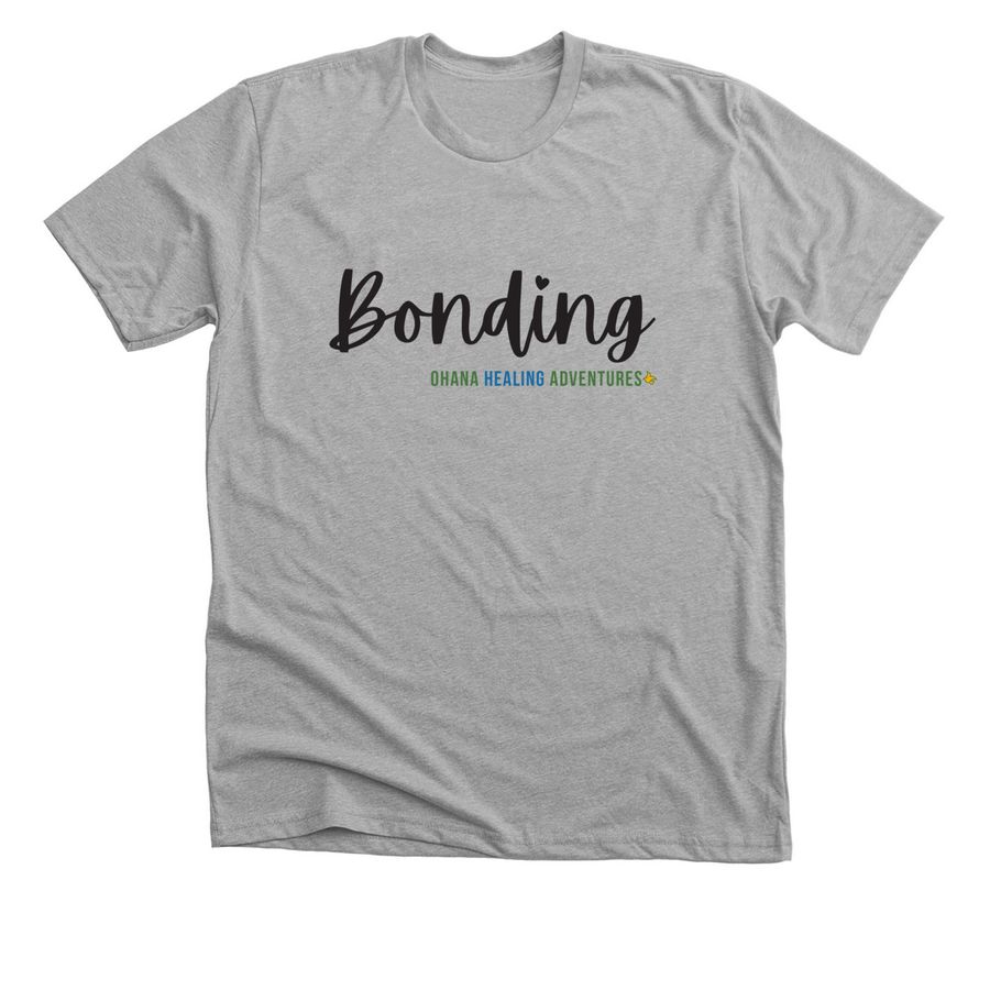Ohana Healing Adventures - Bonding, a Athletic Heather Premium Unisex Tee