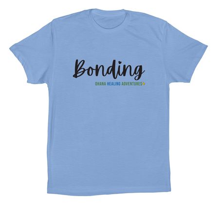 Ohana Healing Adventures - Bonding, a Carolina Blue Premium Cotton Tee