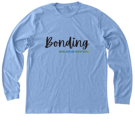 Ohana Healing Adventures - Bonding, a Heather Carolina Blue Premium Long Sleeve Tee