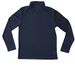 Bulldogs Active Zip, a True Navy Youth Performance Quarter Zip Pullover (back-view)