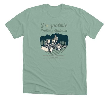 1931 Fall City Gibson Tractors, a Heather Dusty Blue Premium Unisex Tee
