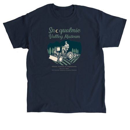 1931 Fall City Gibson Tractors, a Navy Classic Unisex Tee