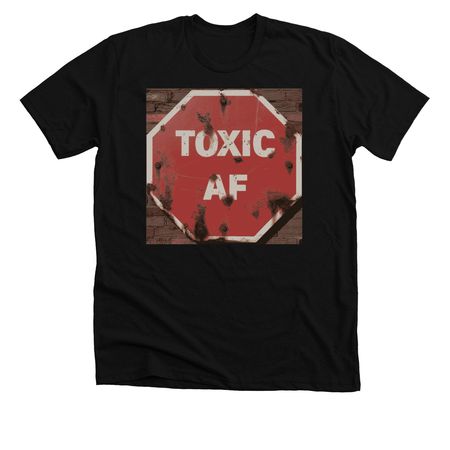 Toxic Sign&nbsp;, a Solid Black Blend Premium Unisex Tee