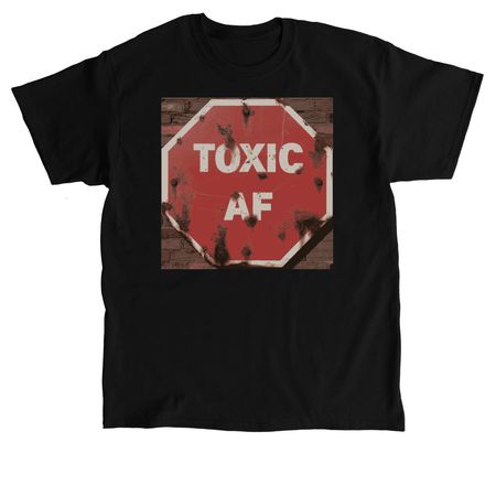 Toxic Sign&nbsp;, a Black Classic Unisex Tee