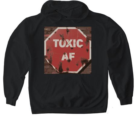 Toxic Sign&nbsp;, a Black Gildan Softstyle Pullover Hoodie