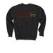 ChristmasTime Festive Youth Crewneck&nbsp;, a Black Youth Crewneck Sweatshirt (back-view)
