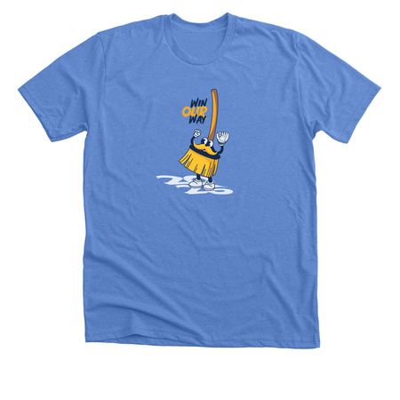 Sweep 2, a Heather Columbia Blue Premium Unisex Tee
