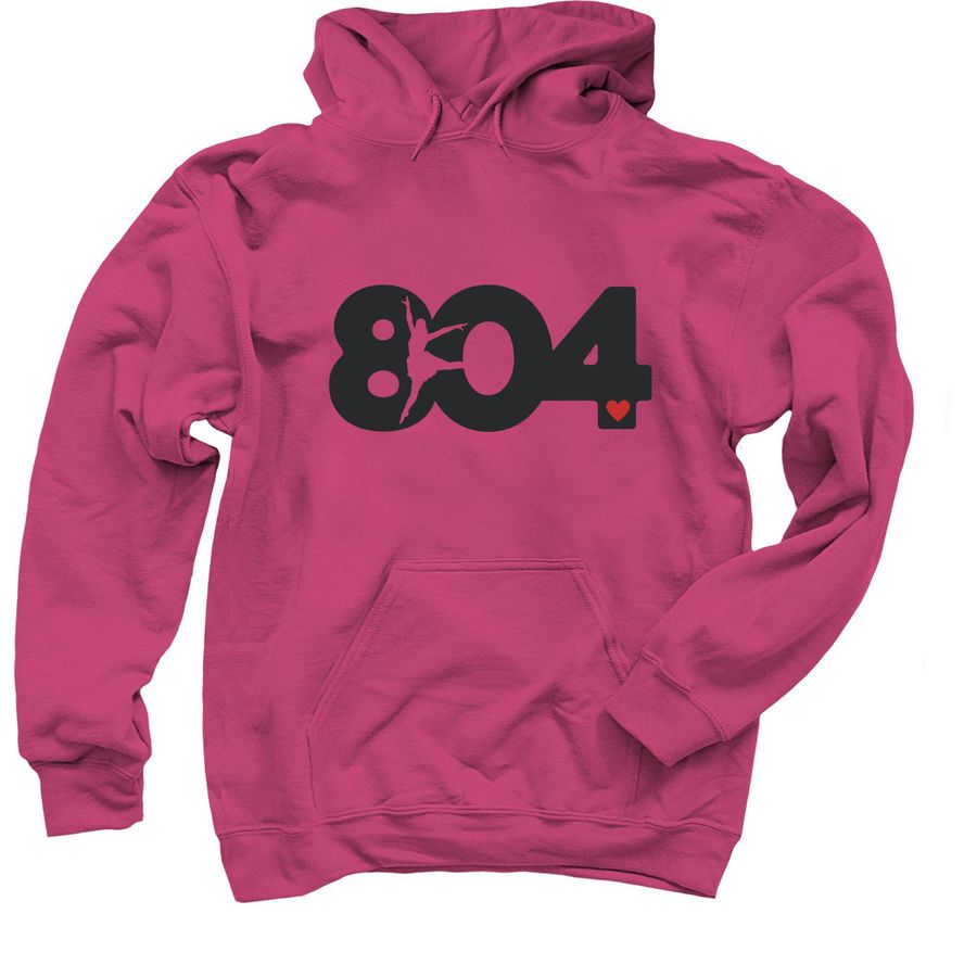 I Heart 804!&nbsp;, a Heliconia Pullover Hoodie