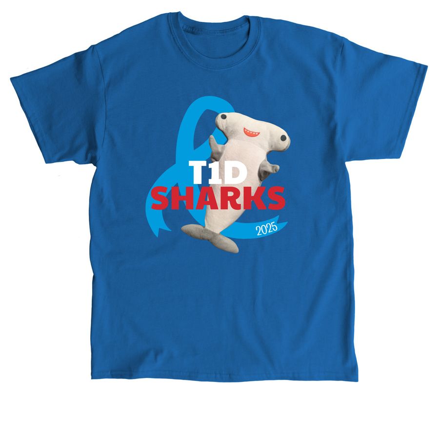 T1D Sharks, a Royal Classic Unisex Tee