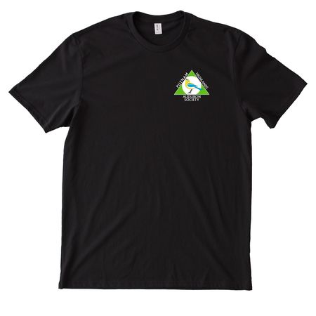Putnam Highlands Audubon Logo Apparel&nbsp;, a Deep Black Allmade Heavyweight Recycled Cotton Tee