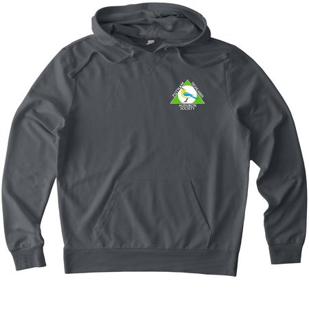 Putnam Highlands Audubon Logo Apparel&nbsp;, a Terrain Grey Allmade Organic French Terry Pullover Hoodie