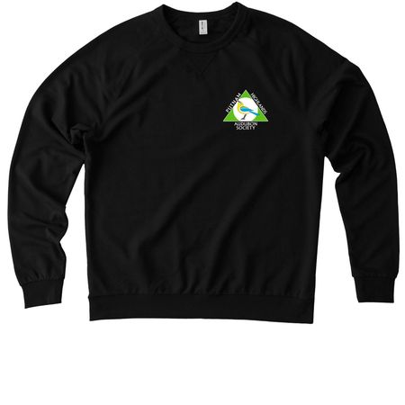 Putnam Highlands Audubon Logo Apparel&nbsp;, a Deep Black Allmade Organic French Terry Crewneck Sweatshirt