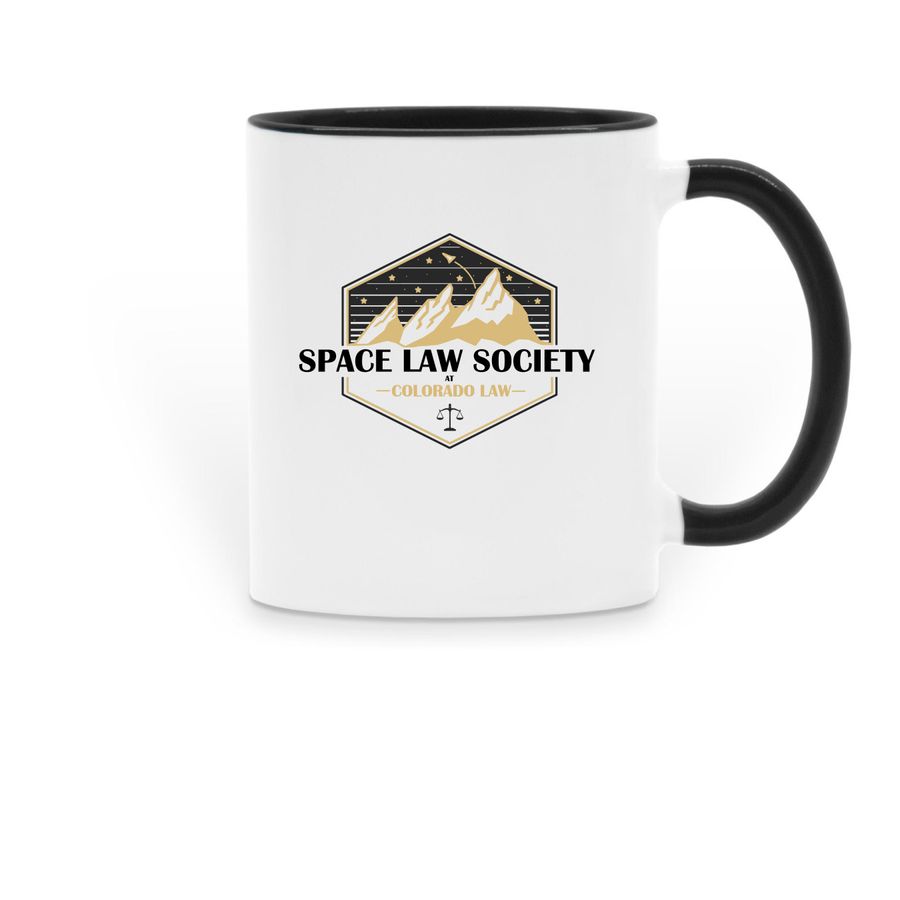 SLS Mugs, a Black Two-Tone Ceramic Mug