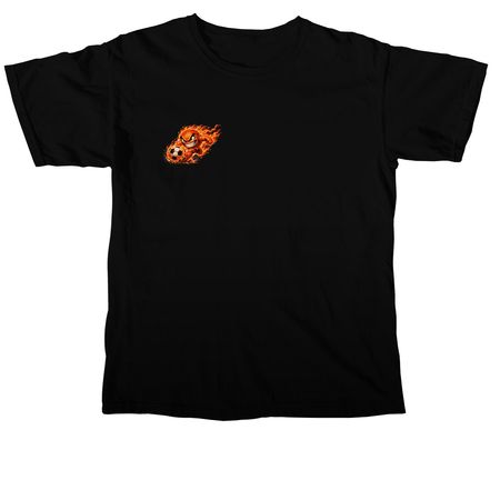 FIREBALLS Right Chest, a Black Comfort Colors Unisex Tee