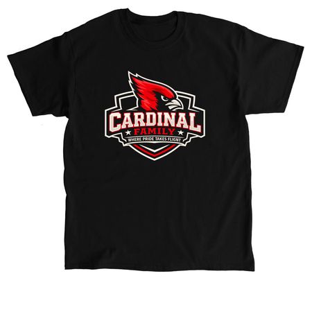 Cardinal Family&nbsp;, a Black Classic Unisex Tee