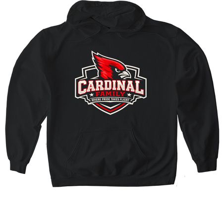 Cardinal Family&nbsp;, a Black Gildan Softstyle Pullover Hoodie