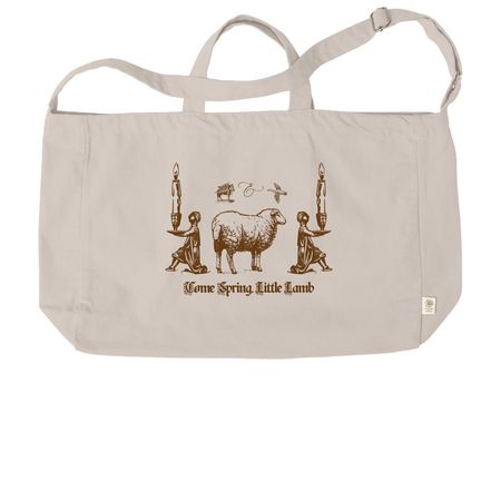 M&TM - BROWN/CREAM Tote Bag, a Pumice Reclaimist G2G Tote Bag