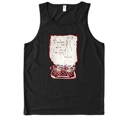 get in the way, a Deep Black Allmade Eco Triblend Tank
