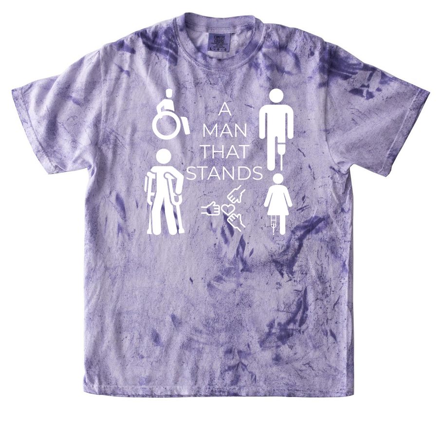 AmanthatStands, a Amethyst Comfort Colors Colorblast Tee