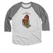 Get Along (Sleeve Besterns Tee) Little Dogies, a Premium Heather and Heather White 3/4 Sleeve Baseball Tee