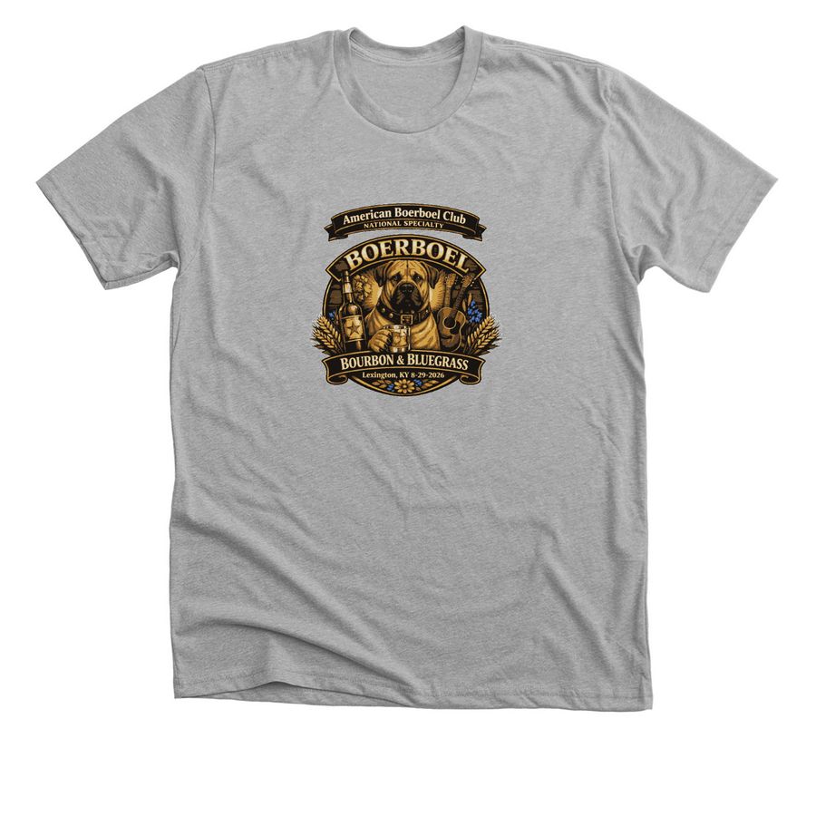 American Boerboel Club, a Athletic Heather Premium Unisex Tee