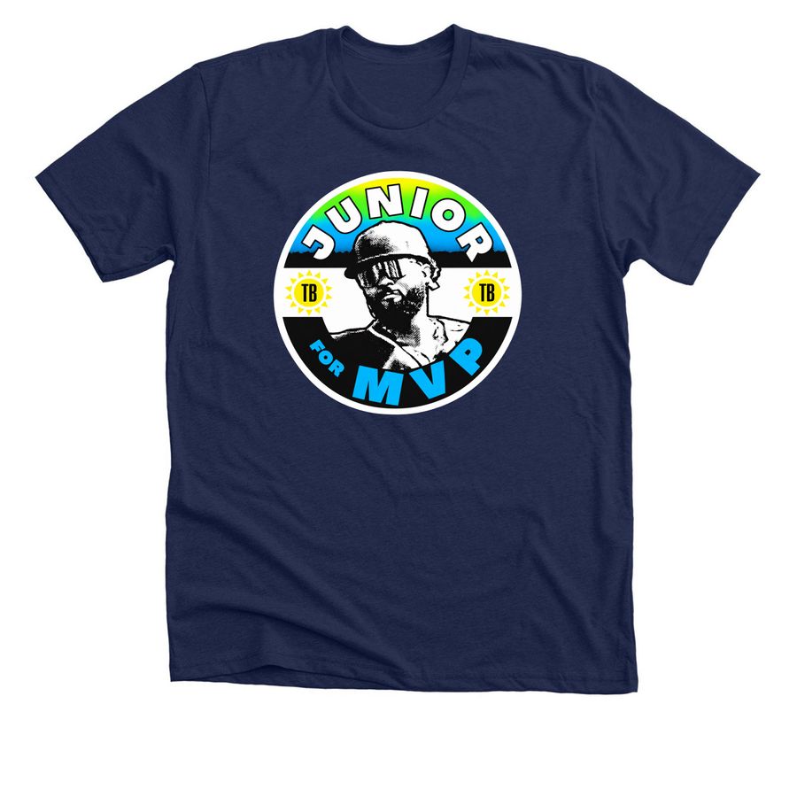Junior Caminero for MVP T Shirt, a Solid Navy Blend Premium Unisex Tee